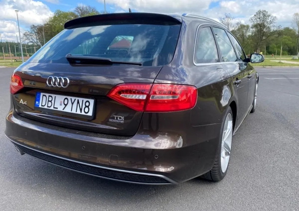 Audi A4 cena 66500 przebieg: 150000, rok produkcji 2015 z Bolesławiec małe 92